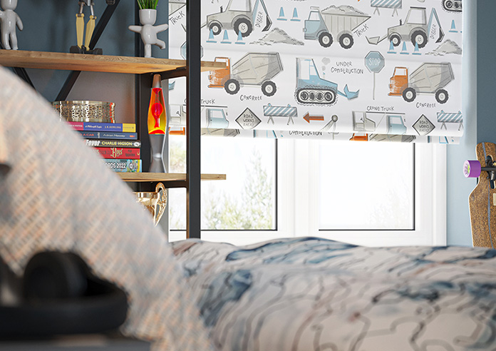 Tinker Town, Berry Burst - Roman Blind - Image 5